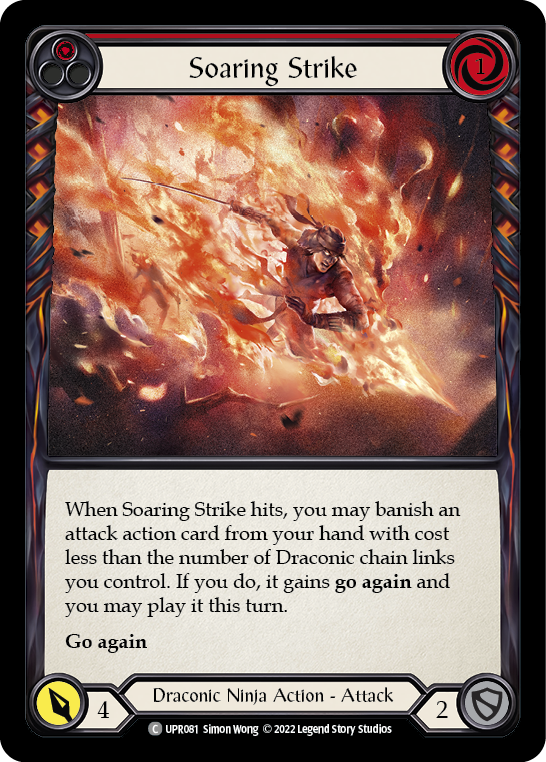 Card image of Soaring Strike (Red)