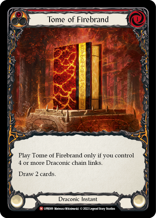 Card image of Tome of Firebrand (Red)