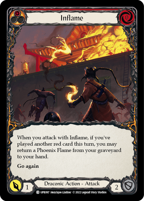 Card image of Inflame (Red)