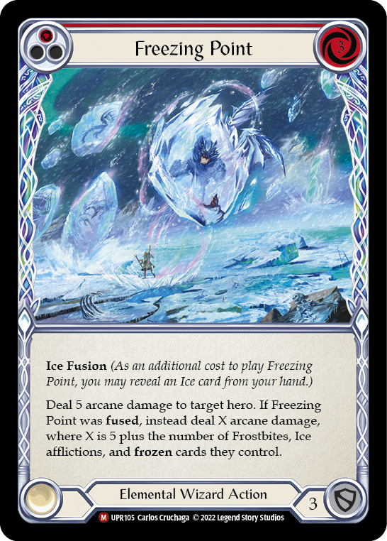 Image of the card for Freezing Point (Red)