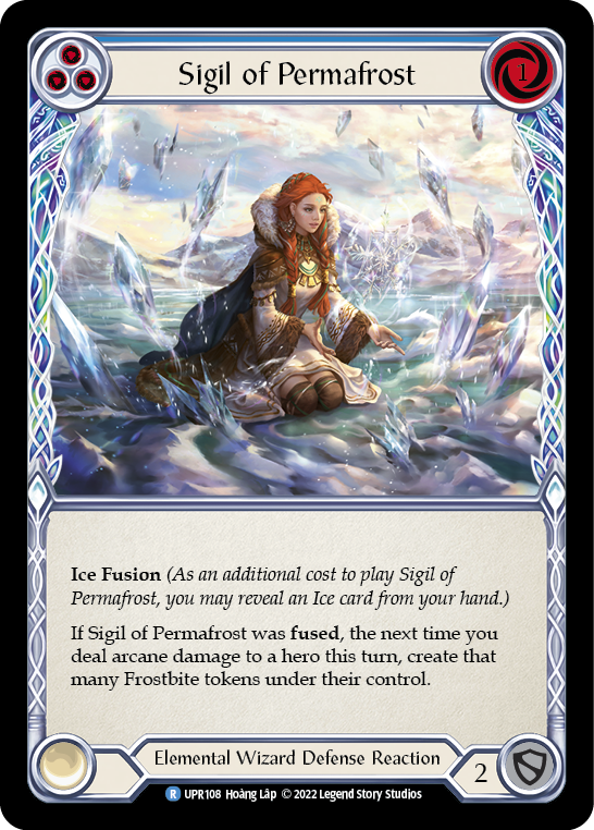 Image of the card for Sigil of Permafrost (Blue)