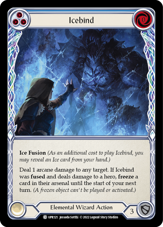 Image of the card for Icebind (Blue)