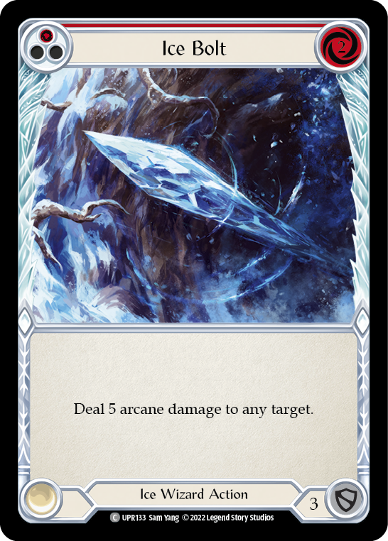 Image of the card for Ice Bolt (Red)