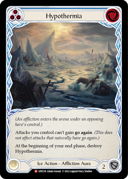 Image of the card for Hypothermia (Blue)