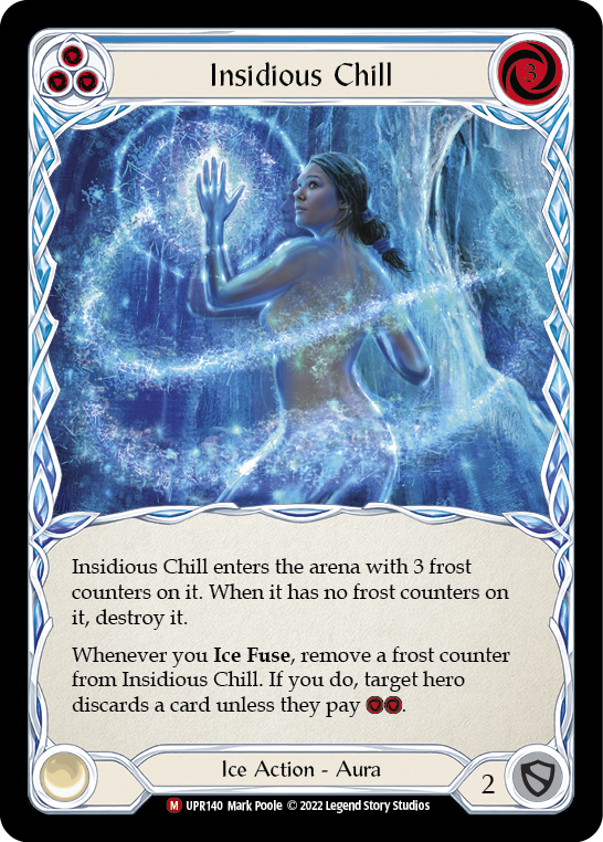 Image of the card for Insidious Chill (Blue)