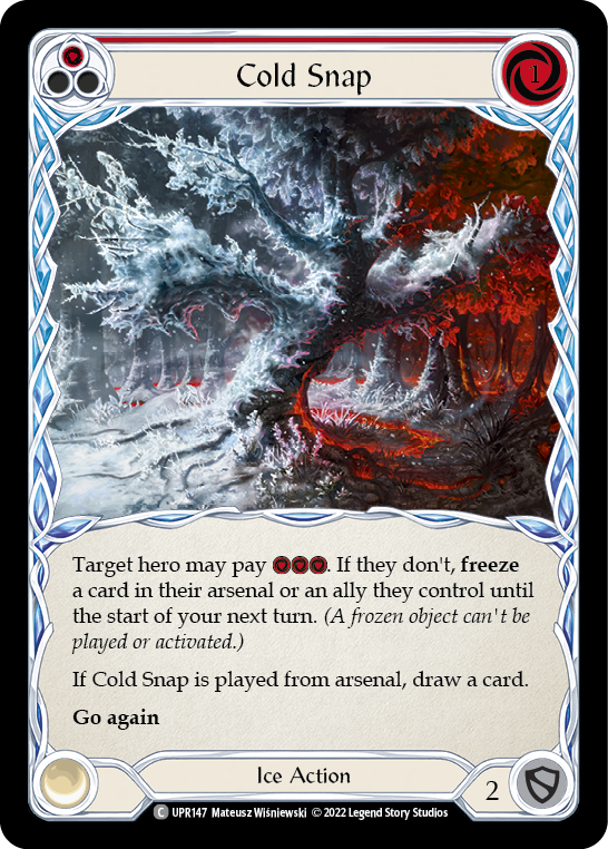 Image of the card for Cold Snap (Red)