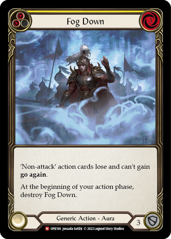 Image of the card for Fog Down (Yellow)