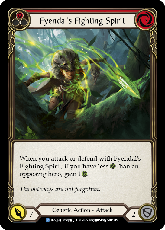Image of the card for Fyendal's Fighting Spirit (Red)
