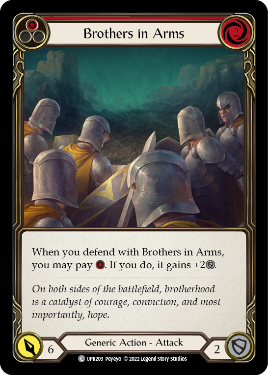 Card image of Brothers in Arms (Red)