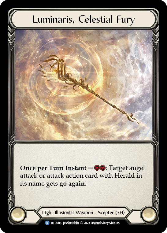 Card image of Luminaris, Celestial Fury