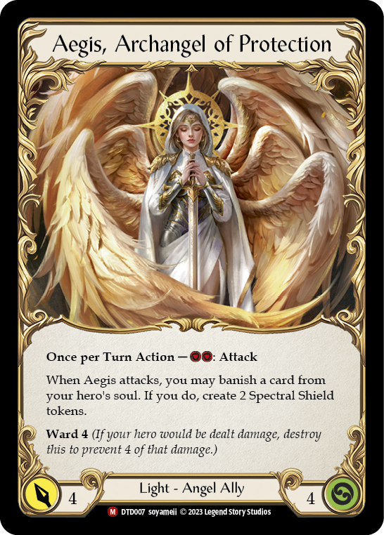 Card image of Aegis, Archangel of Protection