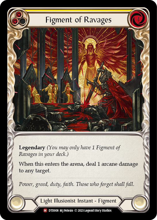 Card image of Figment of Ravages (Yellow)