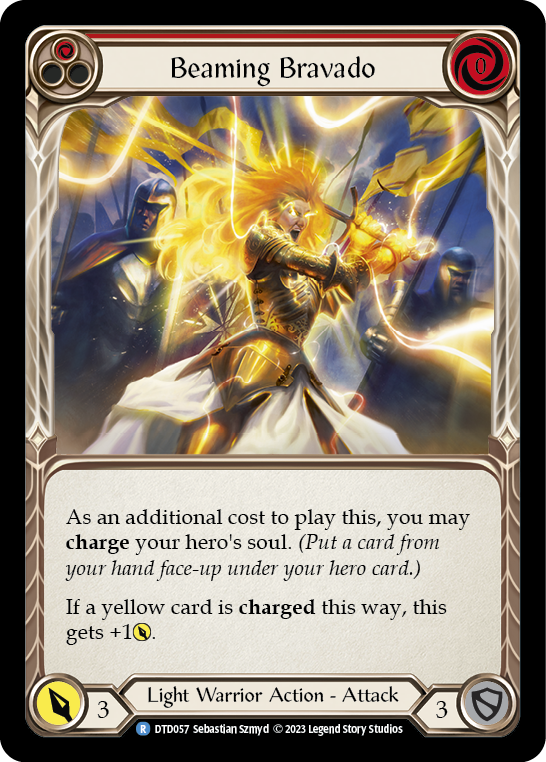 Card image of Beaming Bravado (Red)