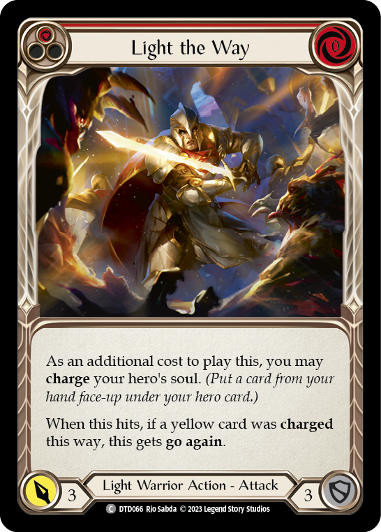 Image of the card for Light the Way (Red)