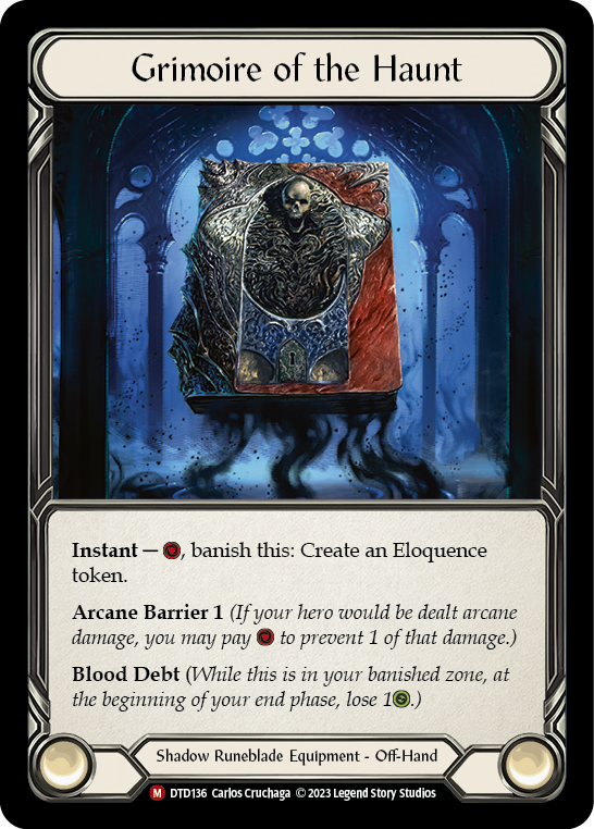 Image of the card for Grimoire of the Haunt