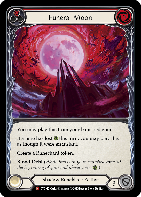 Card image of Funeral Moon (Red)