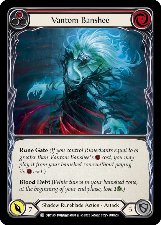 Image of the card for Vantom Banshee (Red)