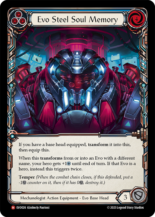 Card image of Evo Steel Soul Memory (Blue)