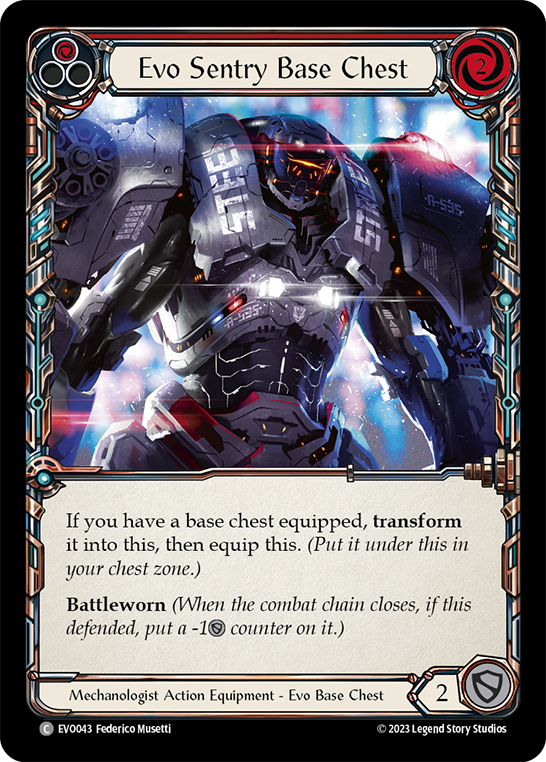 Card image of Evo Sentry Base Chest (Red)