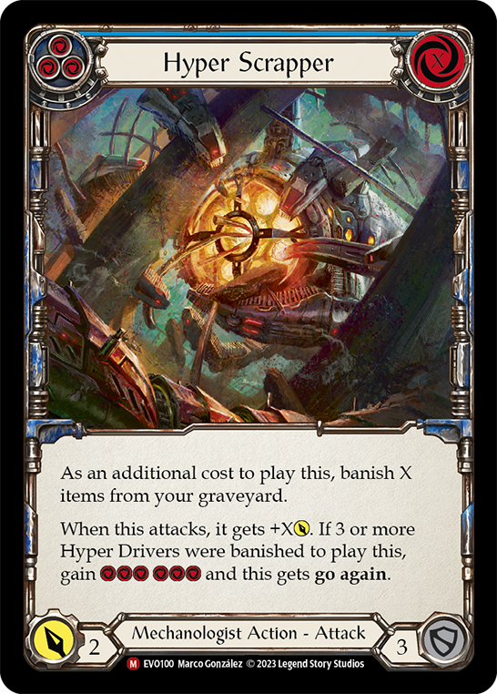 Card image of Hyper Scrapper (Blue)