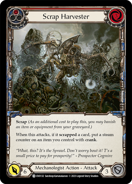 Card image of Scrap Harvester (Red)