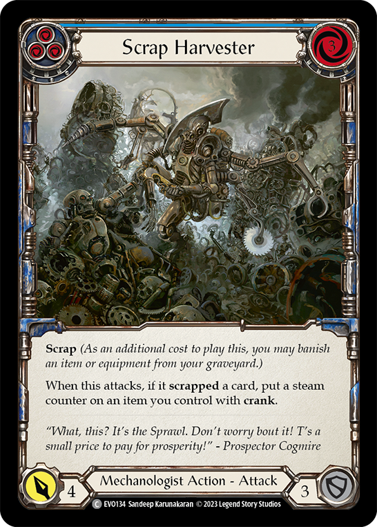 Card image of Scrap Harvester (Blue)