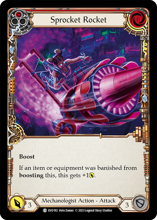Image of the card for Sprocket Rocket (Red)