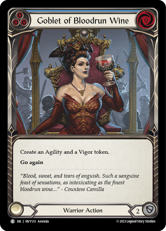 Card image of Goblet of Bloodrun Wine (Blue)