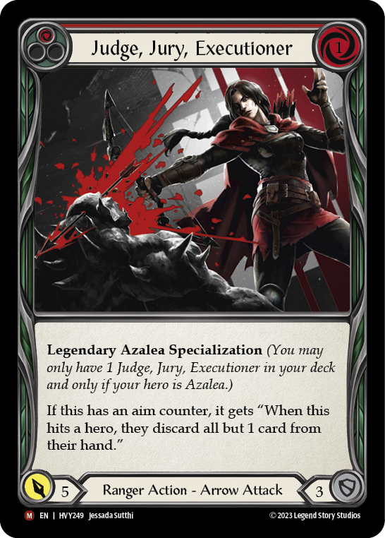 Card image of Judge, Jury, Executioner (Red)