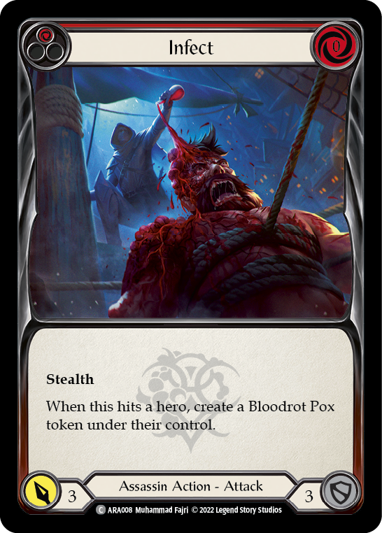 Card image of Infect (Red)