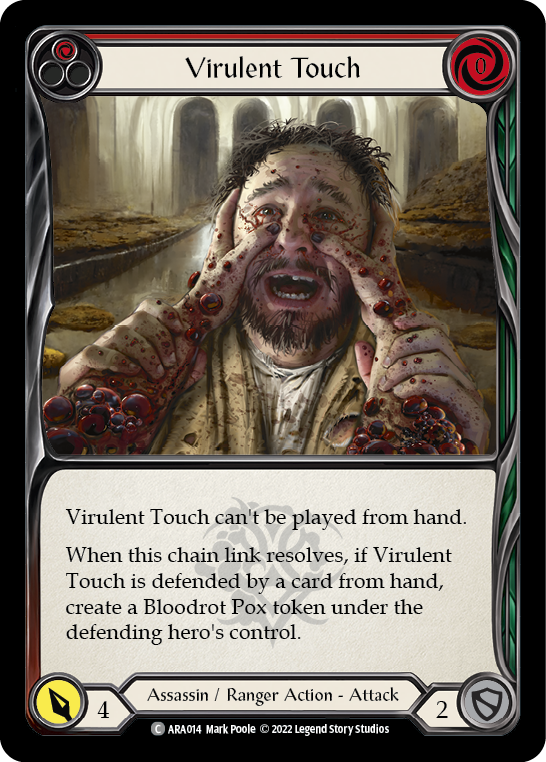 Card image of Virulent Touch (Red)