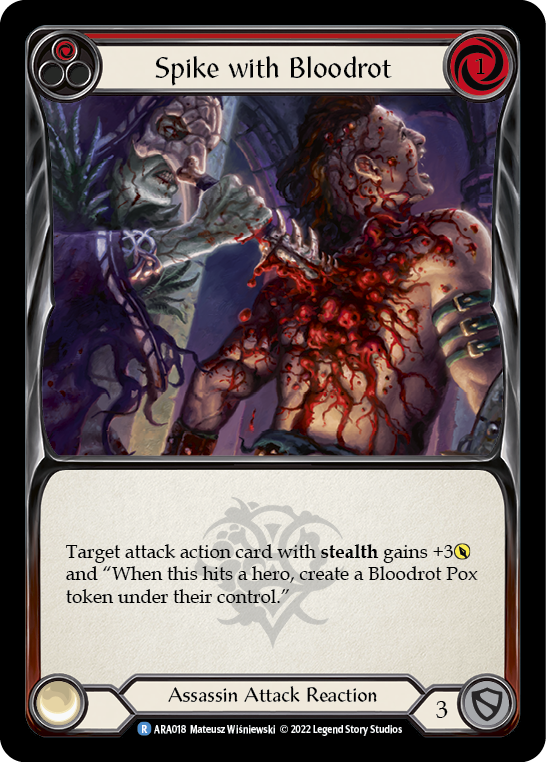 Card image of Spike with Bloodrot (Red)