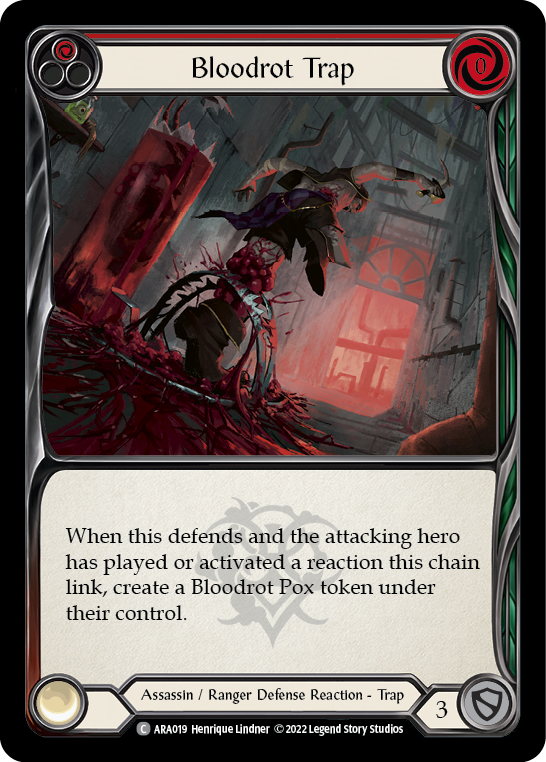 Image of the card for Bloodrot Trap (Red)