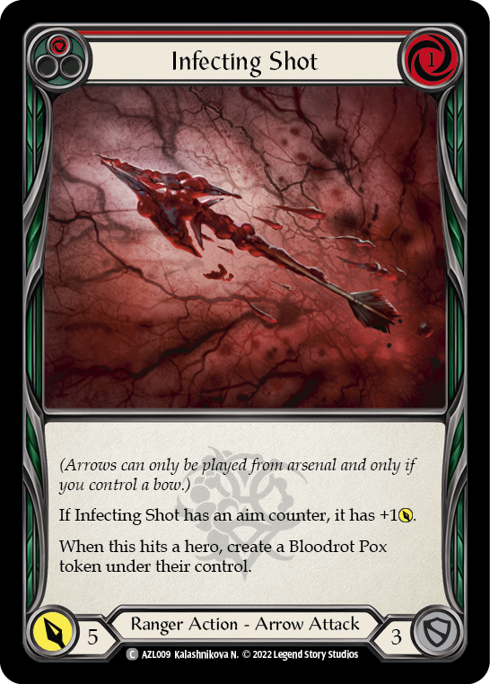 Card image of Infecting Shot (Red)