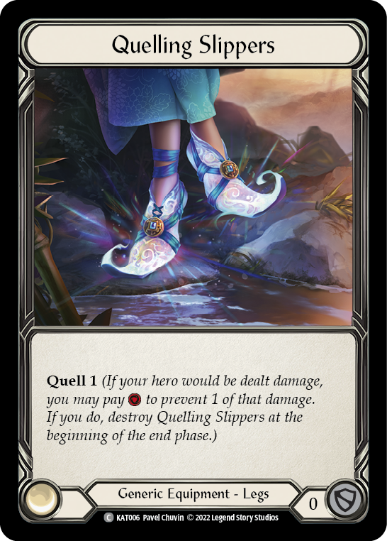 Card image of Quelling Slippers