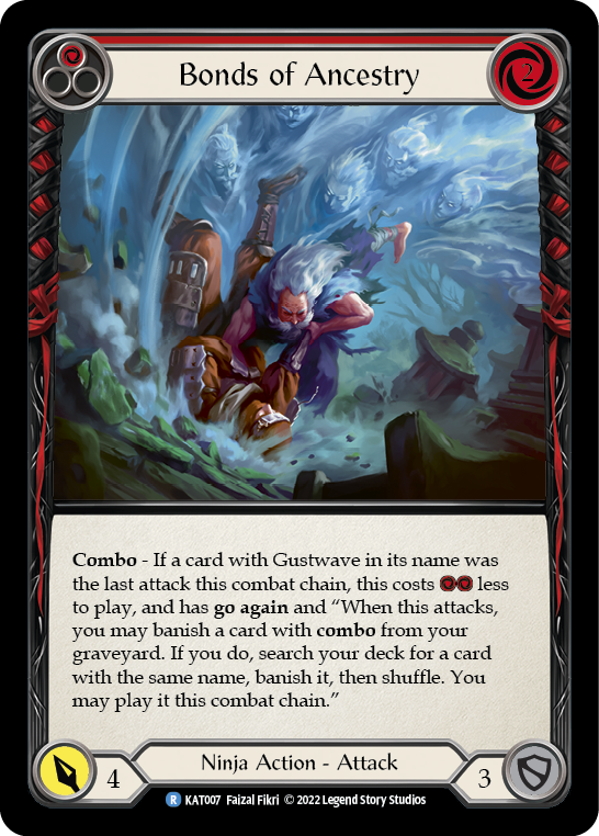 Card image of Bonds of Ancestry (Red)