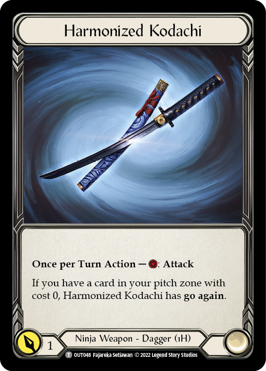 Harmonized Kodachi - Spellvoid - FaB Card Search image.