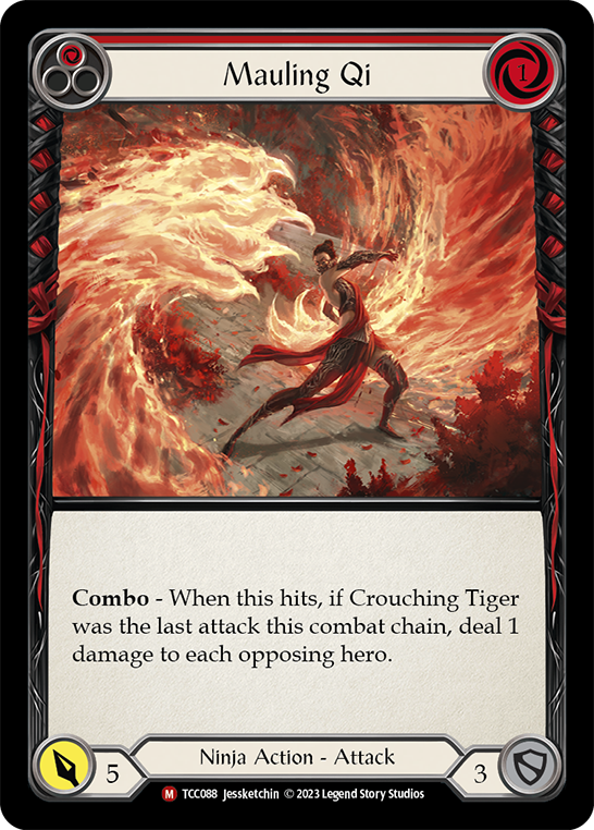 Image of the card for Mauling Qi (Red)