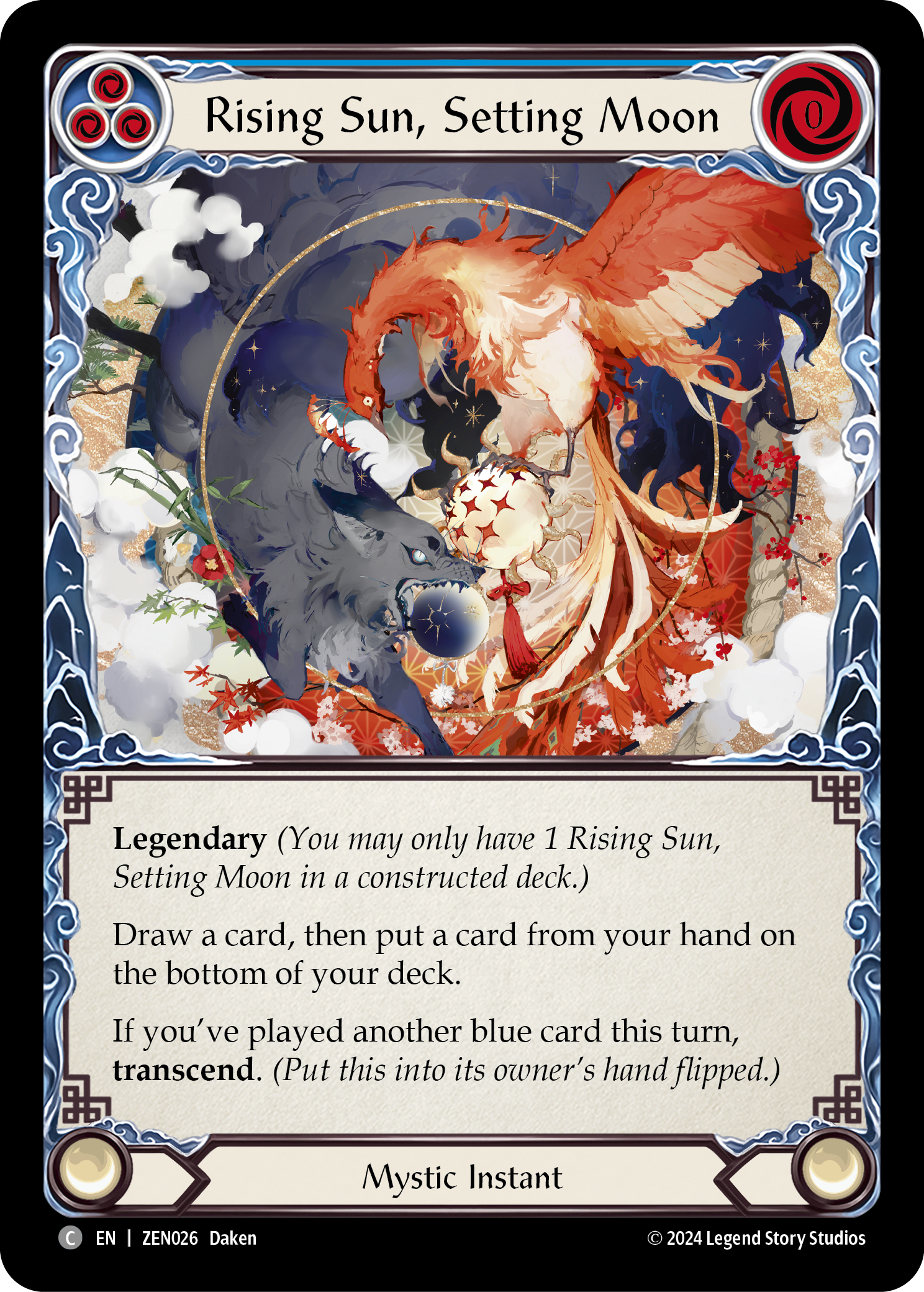 Rising Sun, Setting Moon