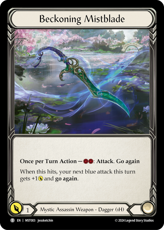 Card image of Beckoning Mistblade