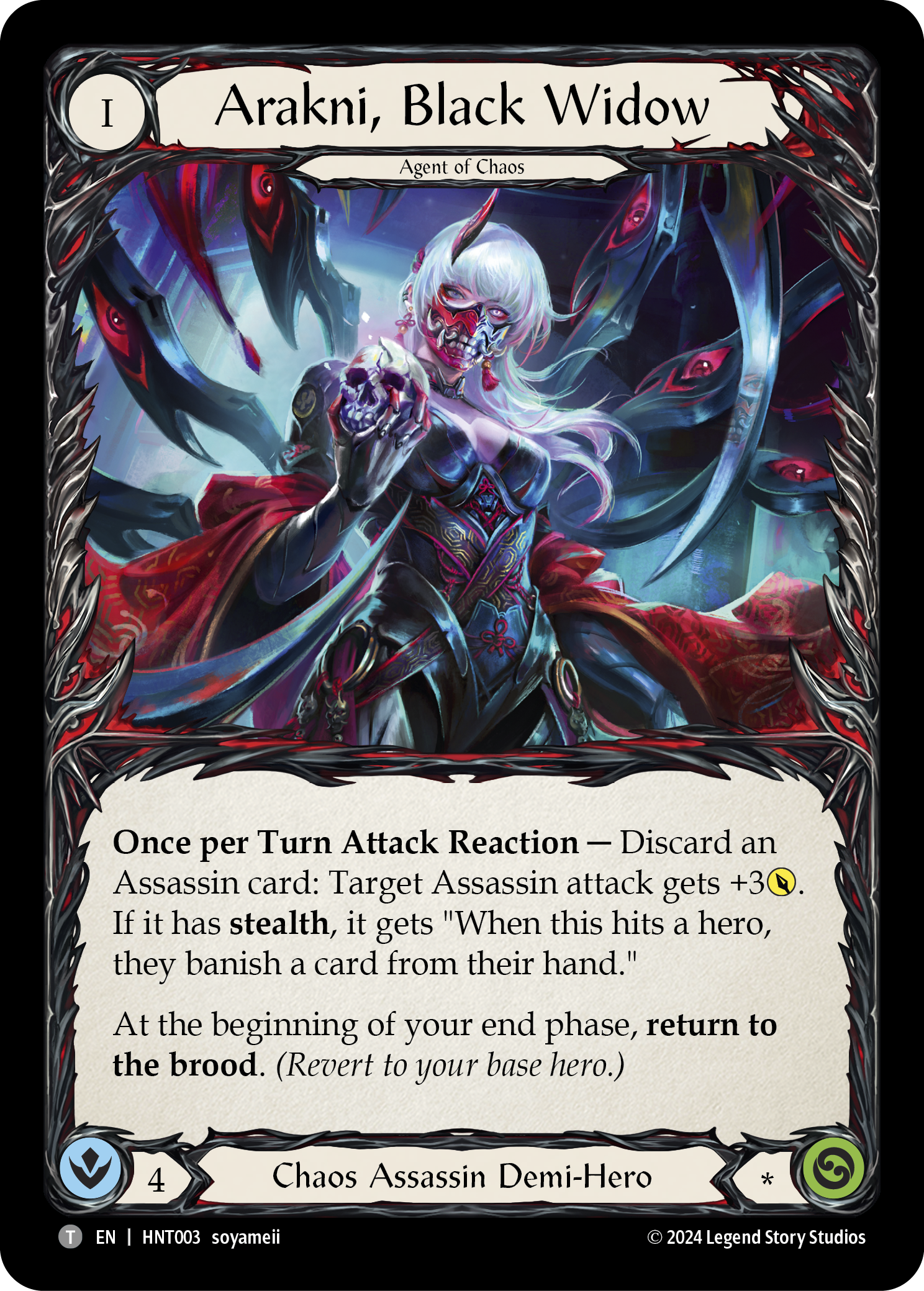 Card image of Arakni, Black Widow