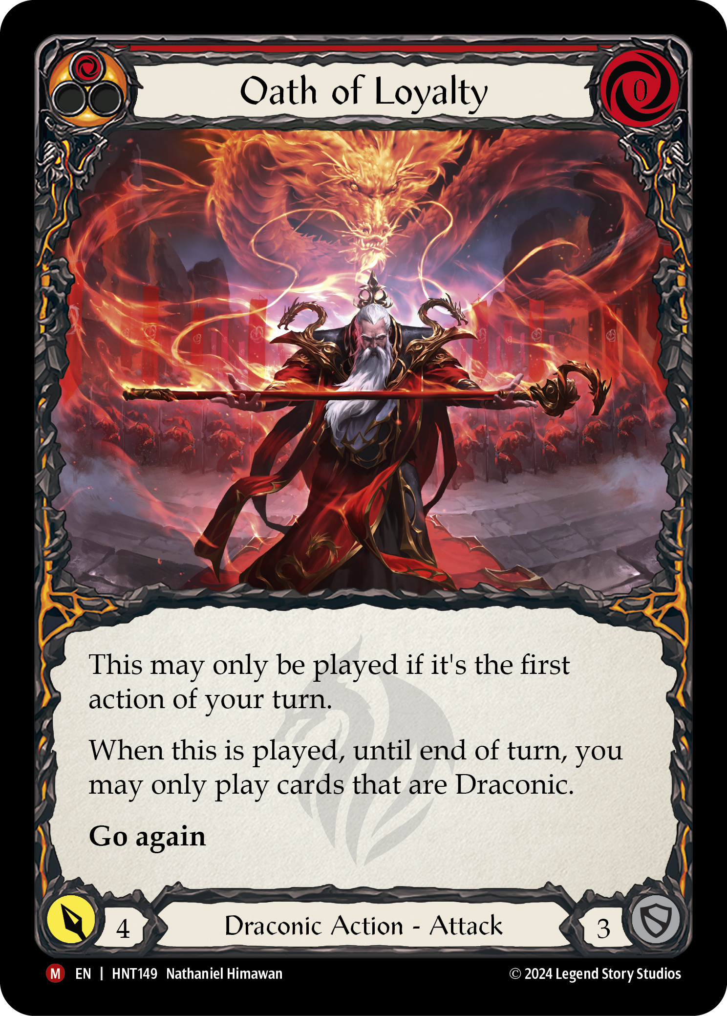 Card image of Oath of Loyalty (Red)