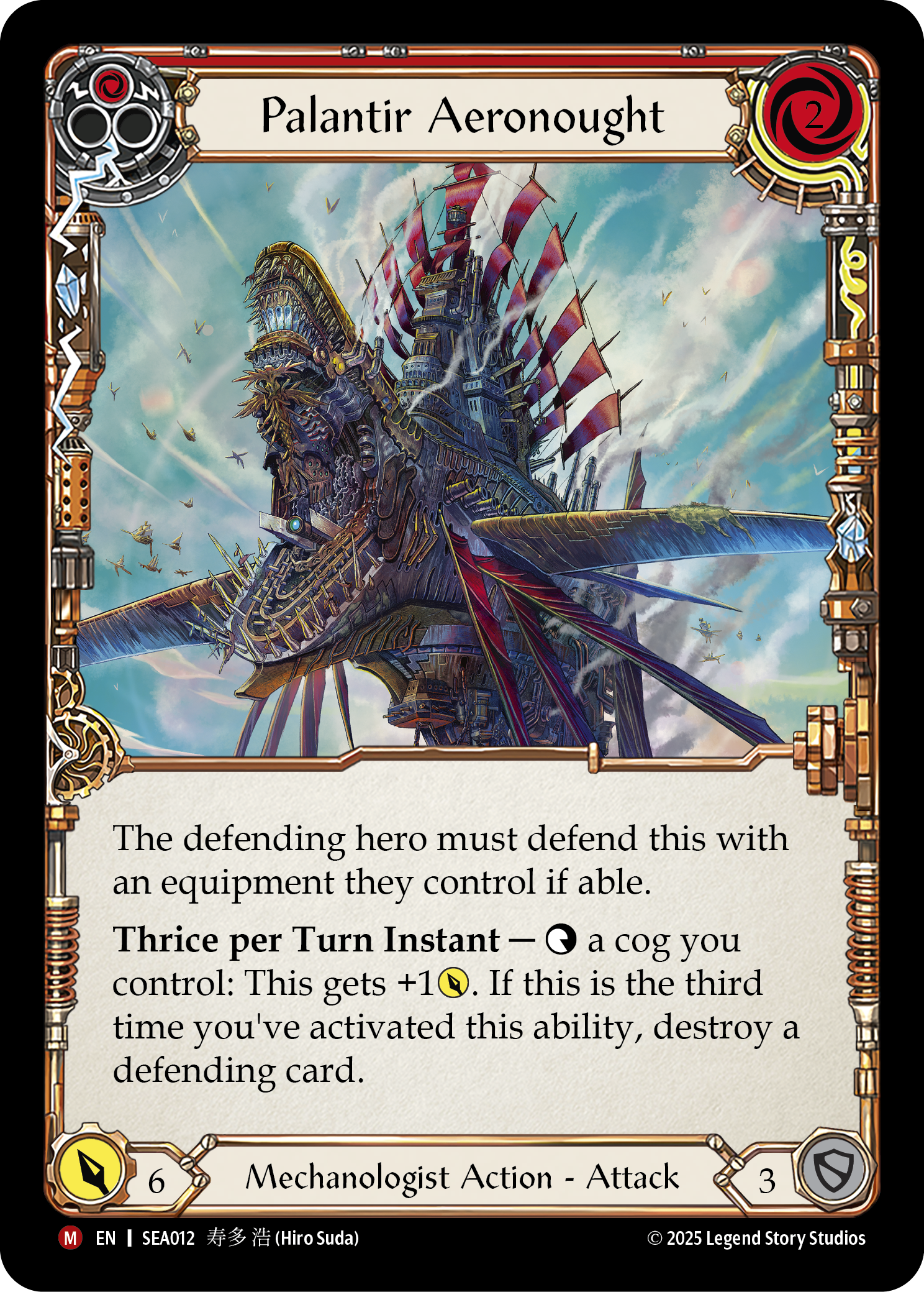 Card image of Palantir Aeronought (Red)