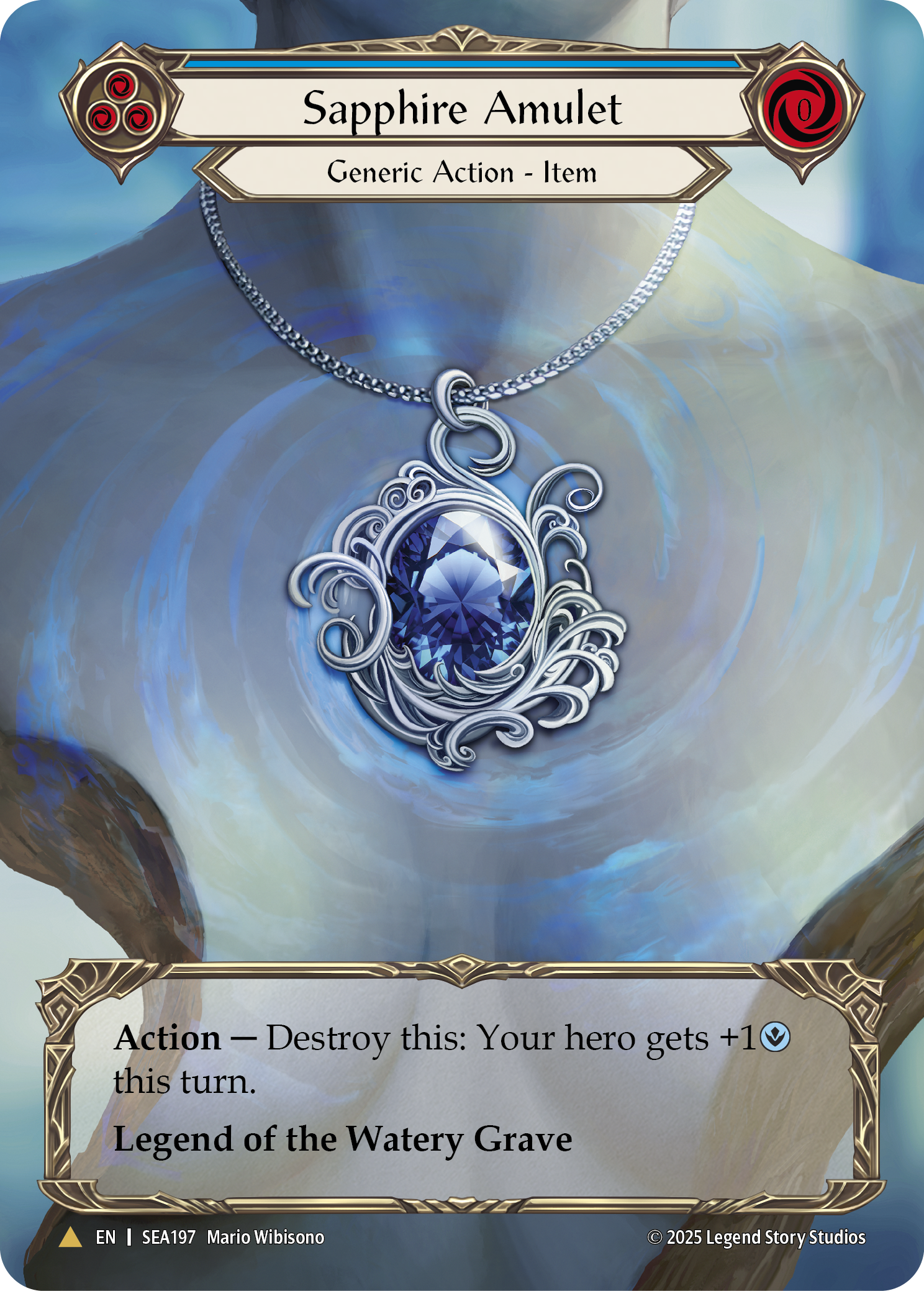 Sapphire Amulet
