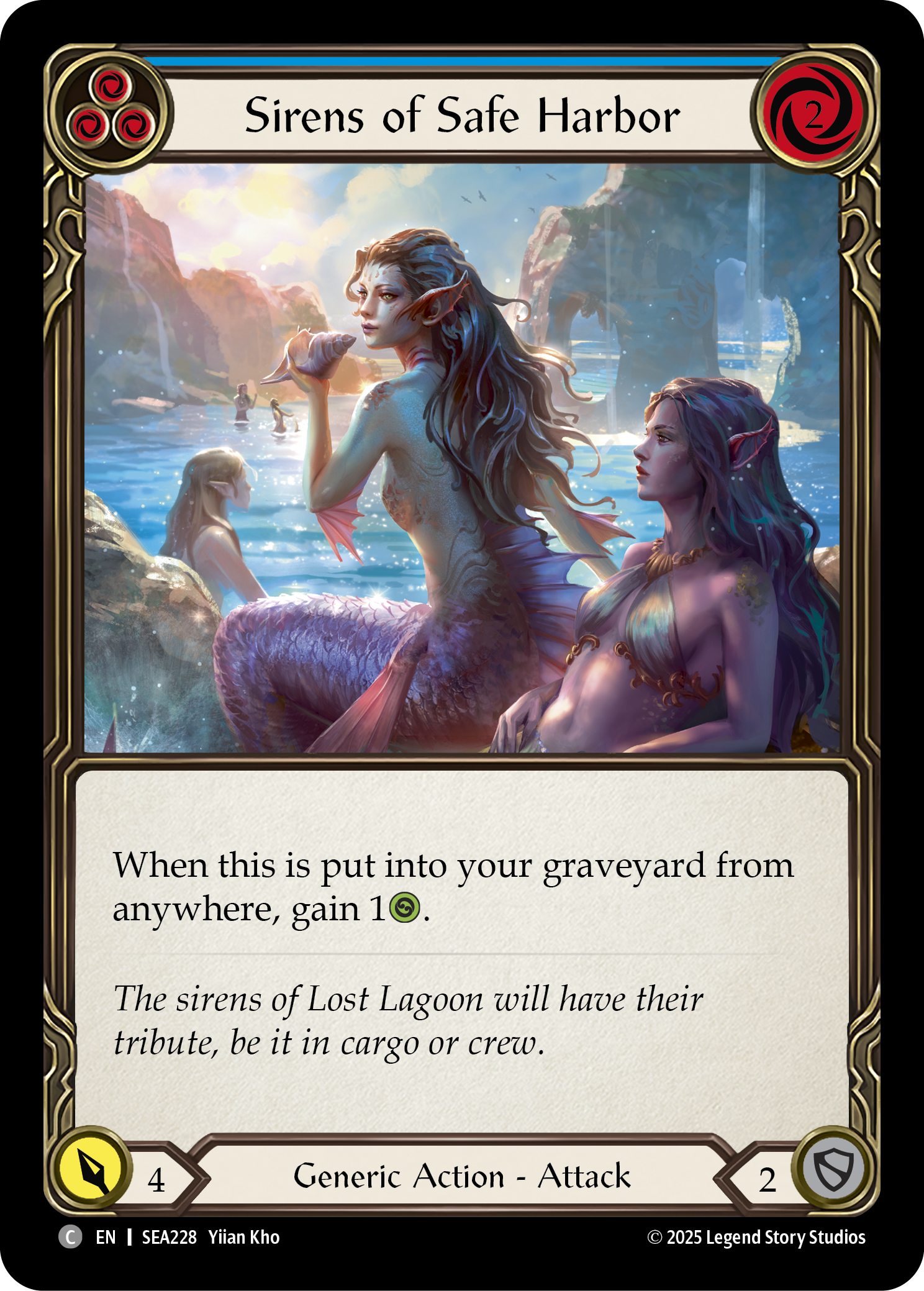 Card image of Sirens of Safe Harbor (Blue)