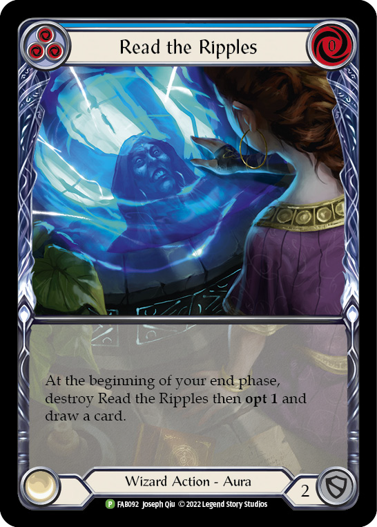 Card image of Read the Ripples (Blue)