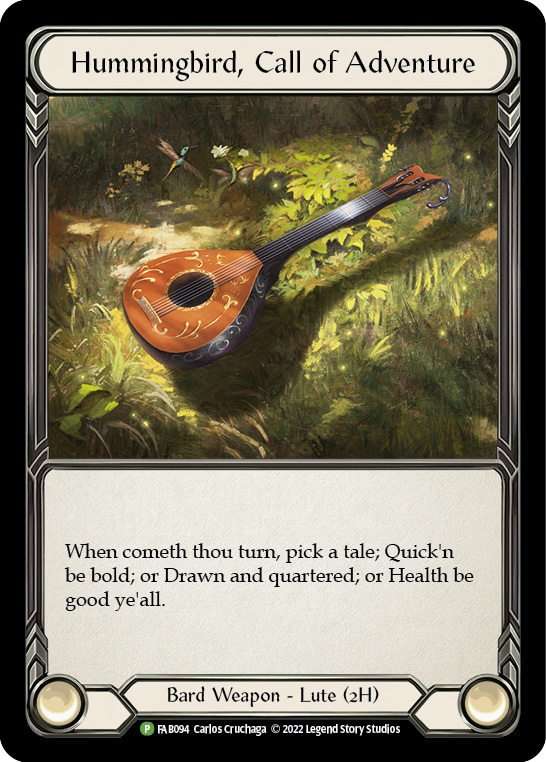 Hummingbird, Call of Adventure