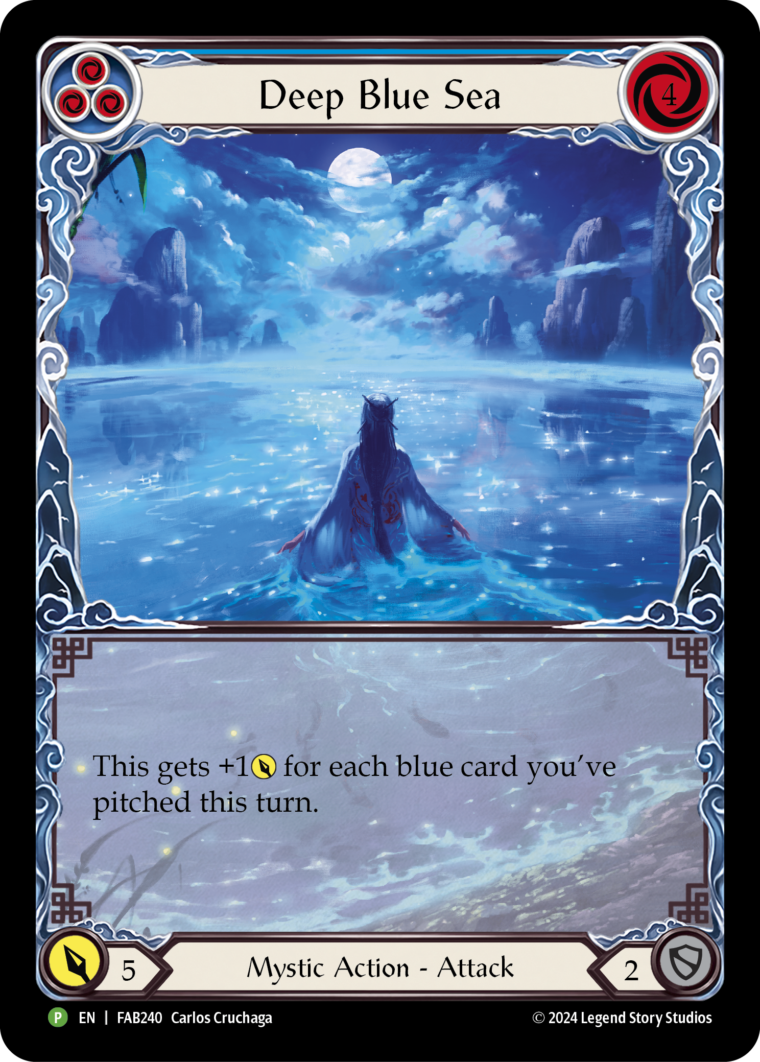 Card image of Deep Blue Sea (Blue)