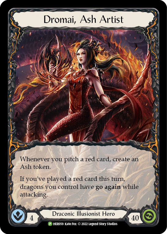 Card image of Dromai, Ash Artist