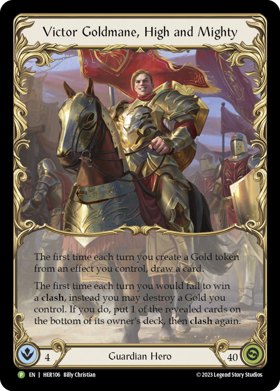 Card image of Victor Goldmane, High and Mighty